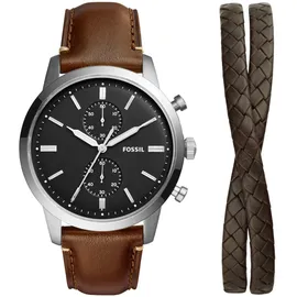 Fossil Townsman LiteHide-Leder 44 mm FS5967SET