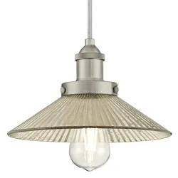 Westinghouse Pendelleuchte Bonnie Nickel / Spiegelglas mit 1 Lampe