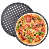 Relaxdays Pizzablech rund ∅ 32 cm