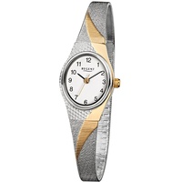 Regent Damen Armbanduhr 7544.09.99 F-623 Edelstahl Bicolor gold plattiert