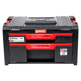 QBRICK SYSTEM Profi Werkzeugkiste mit 2 Schubladen blau 450 x 310 x 244 mm