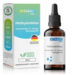 METHYLENBLAU hochwertige 1% Lösung vegan 100 ml