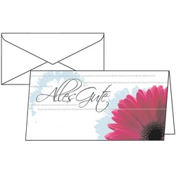 Sigel Geburtstagskarten mit Umschlägen »Alles Gute« DS209, 22x11 cm