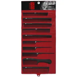 Kasho Rotes Kunststoff Hänge-Display Set bestückt