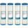 Trinkwasserladen 4X 10 Sediment Wasserfilter (Pleated Polyester) 20 μm Auswaschbar Wiederverwendbar