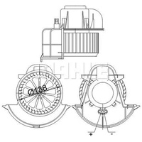 Mahle AB 113 000S Innenraumgebläse u.a. passend für Q7