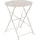 Oviala Klappbarer Gartentisch Ø 80 x 74 cm Beige