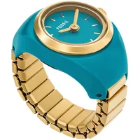 Fossil »WATCH RING«, Quarzuhr, Damenuhr, analog, Flexband, Zugband