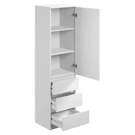 home collective Kleiderschrank 50 x 181 x 41 cm Weiß