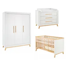 Schardt Kinderzimmer Miami White 3-tlg. mit 3-türigem Schrank