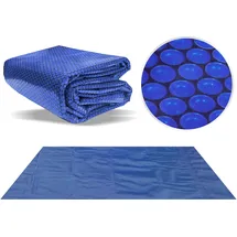 poolpanda Pool Solarfolie 800 x 400 cm Elite rechteckig | 400 my schwarz/blau | 15 mm Luftblasen