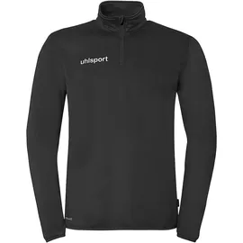 Uhlsport Essential 1/4-Zip Sweatshirt Kinder schwarz/weiß 152