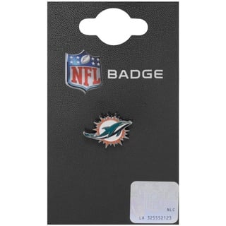 Miami Dolphins NFL Metall Wappen Pin Anstecker BDNFLCRSMD-Größe:Einheitsgröße