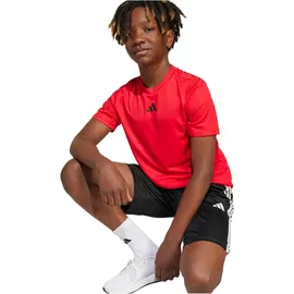 adidas Train Essentials 3-Streifen Set Kinder Jogginganzug, rot - 140