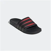 Adidas Pantolette 'ADILETTE' - Rot,Schwarz - 38