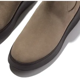 FitFlop F-Mode Suede Flatform, zweifarbig, elastisch, taupe, 36 EU