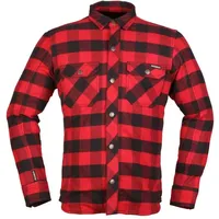 Modeka Nooner Hemdjacke Rot/Schwarz L