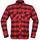 Modeka Nooner Hemdjacke Rot/Schwarz L
