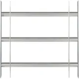 GAH Alberts Alberts Fensterschutzgitter Secorino Basic, verzinkter Stahl, einstellbar, verschiedene Grössen