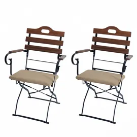 MCW MCW-J40 Biergartenstuhl 2er-Set 0 x 0 x 0 cm bronze