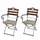 MCW MCW-J40 Biergartenstuhl 2er-Set 0 x 0 x 0 cm bronze