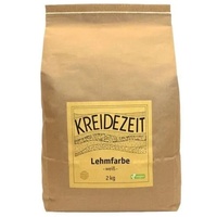 Kreidezeit Lehmfarbe weiß - 2 kg Beutel