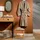 Egeria Unisex-Bademantel Pure, Baumwolle, Kimono-Kragen, Gürtel, Kimono beige XL