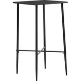 vidaXL Bartisch 60 x 60 x 111 cm Schwarz