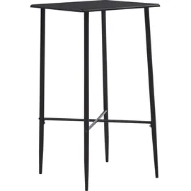 vidaXL Bartisch 60 x 60 x 111 cm Schwarz