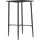 vidaXL Bartisch 60 x 60 x 111 cm Schwarz