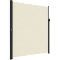 vidaXL Seitenmarkise 220 x 300 cm Creme Polyester