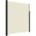 vidaXL Seitenmarkise 220 x 300 cm Creme Polyester