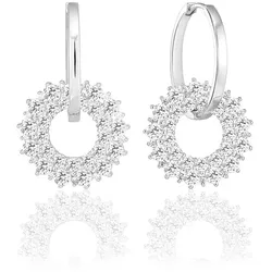 Sif Jakobs Jewellery Creolen-Anhänger SJ-E2362-CZ - silber