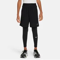 Nike Kinder Tight B NP DF TIGHT 24, BLACK/BLACK/WHITE,