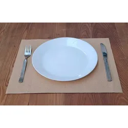 500x  Tischset Platzset aus Papier 30x40 cm kraftbraun vlies Struktur