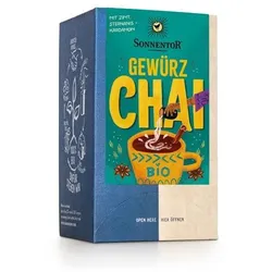 Gewürz Chai Gewürzteemischung bio, 18 Stück Doppelkammerbeutel