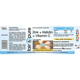Fair & Pure Zink + Histidin + Vitamin C Kapseln 120 St.
