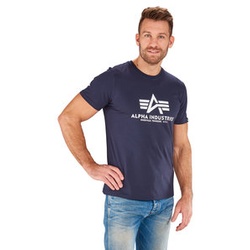 "Basic T" Tshirt blau XL