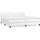 vidaXL Boxspringbett 200 x 200 cm Weiß