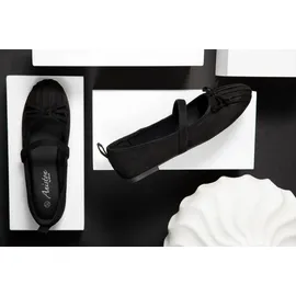 aniston shoes Riemchenballerina Damen Schwarz 40