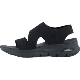 SKECHERS 119458 BBK ARCH FIT - BRIGHTEST DAY Schwarz Sandal Gr. 43
