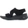 SKECHERS 119458 BBK ARCH FIT - BRIGHTEST DAY Schwarz Sandal Gr. 43