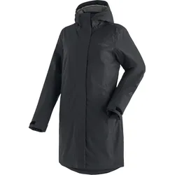 Funktionsjacke MAIER SPORTS "Hannali", Damen, Gr. 42, schwarz, 100% Polyester, Jacken, Atmungsaktive, wasserdichte Outdoorjacke mit Wattierung