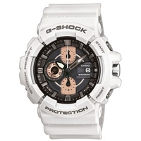 Casio G-Shock Uhr GAC-100RG-7AER weiß schwarz Armbanduhr