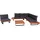 MCW Gartenlounge Set 4-tlg. Braun/Dunkelgrau