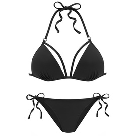 VIVANCE Triangel-Bikini Damen schwarz Gr.40 Cup C/D