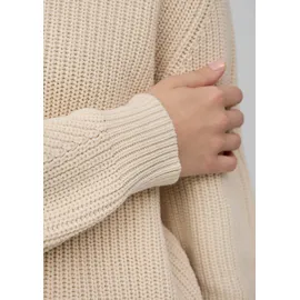 s.Oliver Strickpullover mit weitem Arm und Turtleneck Beige 44