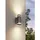 RL Außenwandleuchte Aluminium Kunststoff H 21 cm exkl. 2x GU10 schwarz