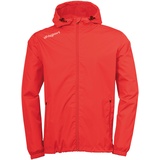 Uhlsport Essential Rain Jacket Herren Regenjacke, Rot/Weiß, 3XL