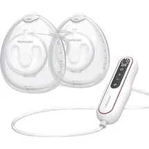 Momcozy Doppelmilchpumpe V2 tragbar weiß elektrische Milchpumpe - Neu